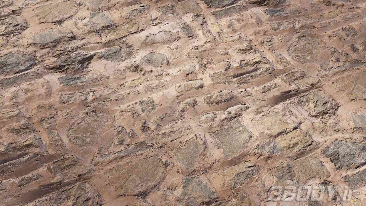 متریال دیوار سنگی stone wall عکس 1